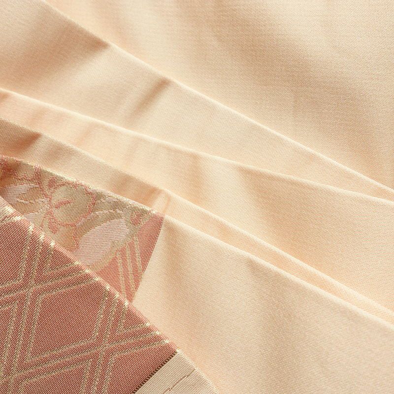 名古屋帯 六通柄 良品 正絹 古典柄 名古屋仕立て なごや帯 リサイクル帯 帯 箔 桜 蝶 ピンク_画像18