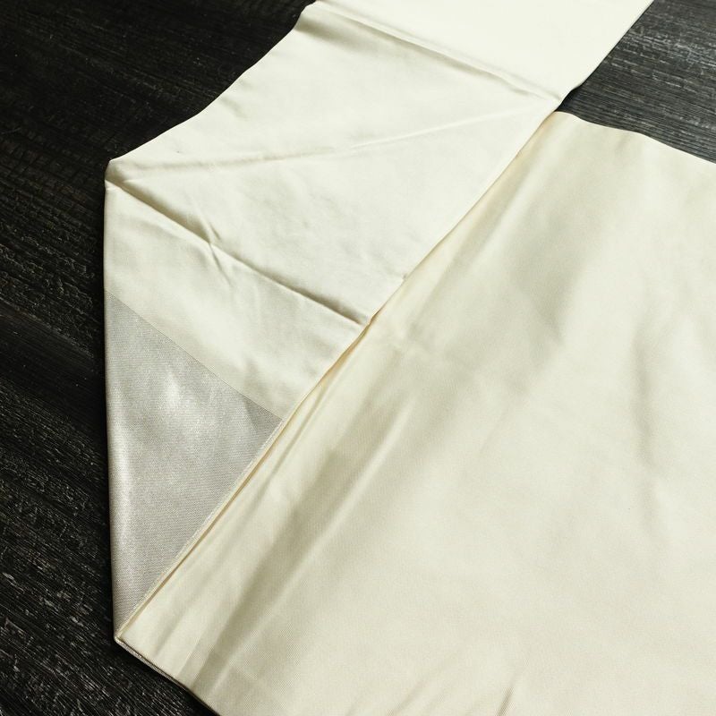 名古屋帯 太鼓柄 正絹 古典柄 名古屋仕立て なごや帯 リサイクル帯 帯 雪輪 引箔 金糸 金・銀_画像20