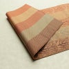 名古屋帯 六通柄 良品 正絹 木の葉・植物柄 松葉仕立て なごや帯 リサイクル帯 帯 橙_画像9