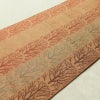 名古屋帯 六通柄 良品 正絹 木の葉・植物柄 松葉仕立て なごや帯 リサイクル帯 帯 橙_画像11