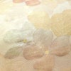 名古屋帯 六通柄 正絹 花柄 名古屋仕立て なごや帯 リサイクル帯 帯 箔 金糸 多色使い_画像4