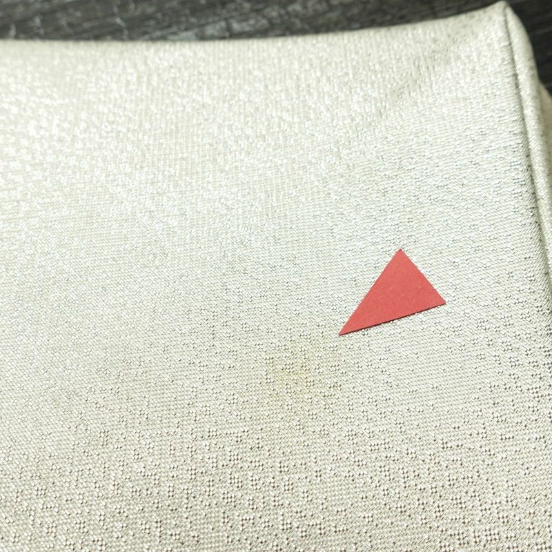 名古屋帯 太鼓柄 相良刺繍 正絹 花柄 名古屋仕立て なごや帯 リサイクル帯 帯 刺繍 金・銀_画像13