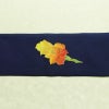 名古屋帯 太鼓柄 良品 正絹 花柄 名古屋仕立て なごや帯 リサイクル帯 一部しつけ糸付き 帯 シンプル 青・紺_画像13