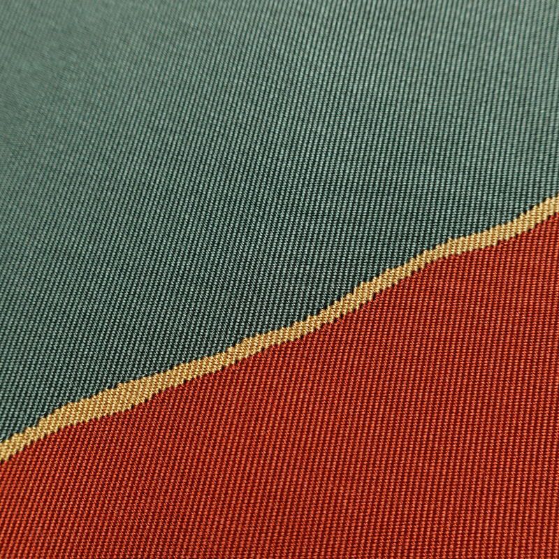 名古屋帯 太鼓柄 良品 正絹 その他の柄 名古屋仕立て なごや帯 リサイクル帯 帯 モダン シンプル 赤・朱_画像3