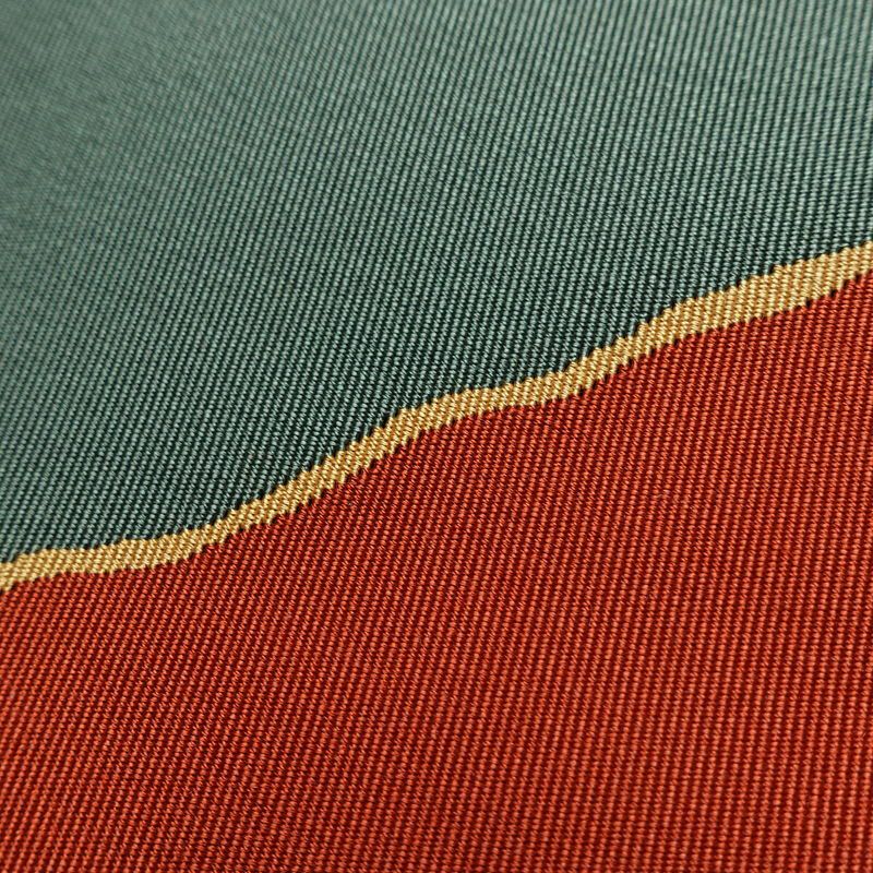 名古屋帯 太鼓柄 良品 正絹 その他の柄 名古屋仕立て なごや帯 リサイクル帯 帯 モダン シンプル 赤・朱_画像6