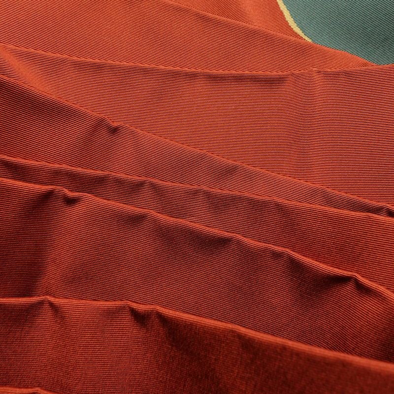 名古屋帯 太鼓柄 良品 正絹 その他の柄 名古屋仕立て なごや帯 リサイクル帯 帯 モダン シンプル 赤・朱_画像18