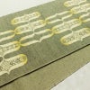 名古屋帯 六通柄 良品 正絹 古典柄 通し仕立て なごや帯 リサイクル帯 帯 緑・うぐいす色_画像10
