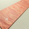 名古屋帯 六通柄 正絹 流水・波柄 名古屋仕立て なごや帯 リサイクル帯 帯 ピンク_画像9