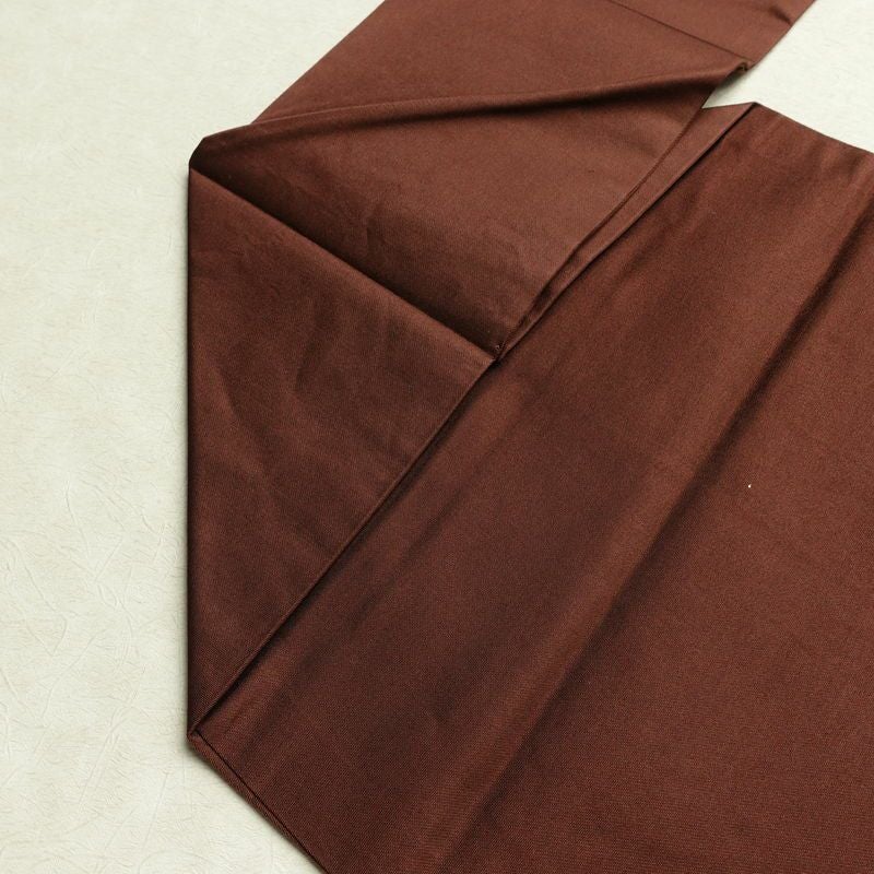 名古屋帯 太鼓柄 良品 正絹 幾何学柄・抽象柄 名古屋仕立て なごや帯 リサイクル帯 帯 引箔 モダン シンプル 茶_画像19