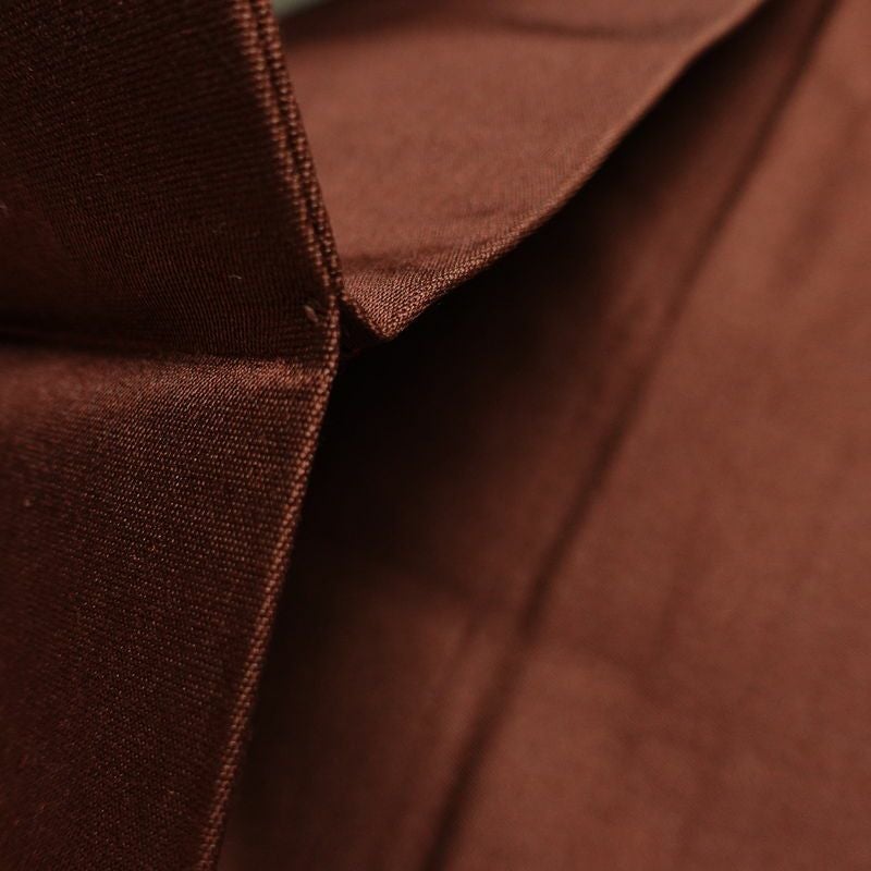 名古屋帯 太鼓柄 良品 正絹 幾何学柄・抽象柄 名古屋仕立て なごや帯 リサイクル帯 帯 引箔 モダン シンプル 茶_画像20