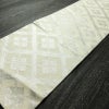 名古屋帯 全通柄 正絹 古典柄 名古屋仕立て なごや帯 リサイクル帯 帯 銀糸 白_画像8
