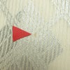名古屋帯 全通柄 正絹 古典柄 名古屋仕立て なごや帯 リサイクル帯 帯 銀糸 白_画像14