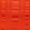 名古屋帯 全通柄 良品 夏用 混紡 縞柄・線柄 松葉仕立て なごや帯 リサイクル帯 帯 橙_画像2