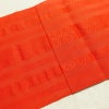 名古屋帯 全通柄 良品 夏用 混紡 縞柄・線柄 松葉仕立て なごや帯 リサイクル帯 帯 橙_画像17
