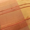 名古屋帯 六通柄 正絹 縞柄・線柄 名古屋仕立て なごや帯 リサイクル帯 帯 モダン 橙_画像4