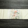 名古屋帯 太鼓柄 正絹 古典柄 名古屋仕立て なごや帯 リサイクル帯 帯 箔 紅葉 松 菊 白_画像14