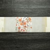 名古屋帯 太鼓柄 正絹 花柄 名古屋仕立て なごや帯 リサイクル帯 帯 箔 菊 白_画像13