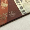 名古屋帯 太鼓柄 正絹 古典柄 名古屋仕立て なごや帯 リサイクル帯 帯 箔 多色使い_画像13