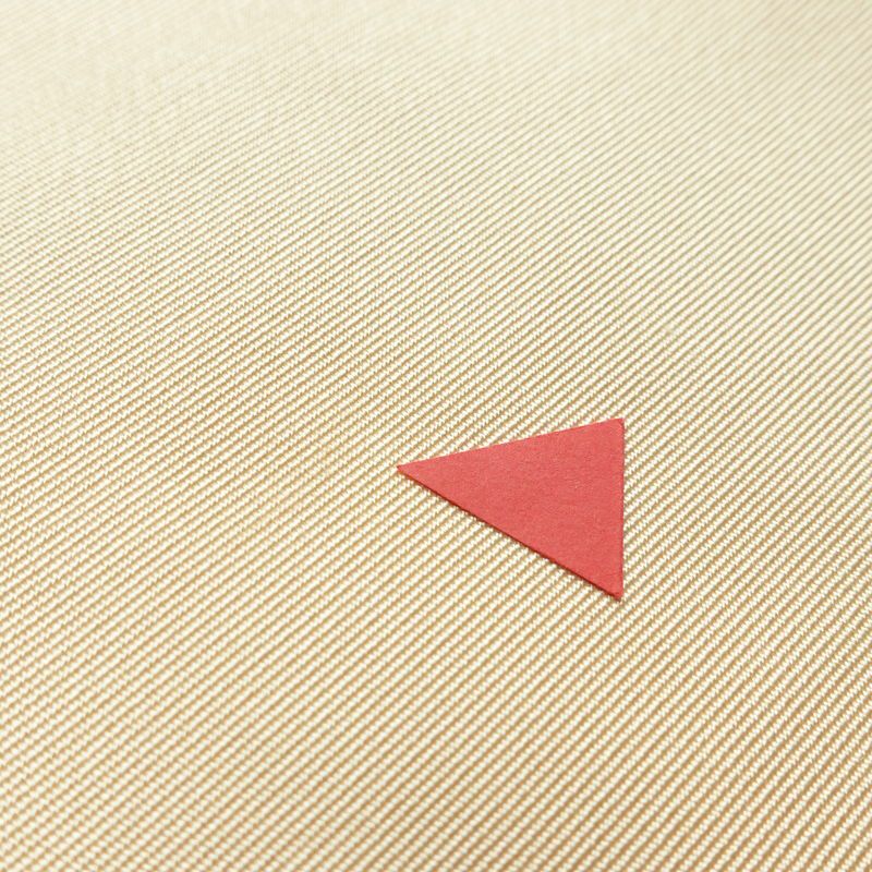 名古屋帯 太鼓柄 つづれ織 正絹 木の葉・植物柄 松葉仕立て なごや帯 リサイクル帯 帯 金糸 ベージュ_画像10