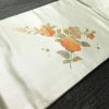名古屋帯 太鼓柄 正絹 花柄 名古屋仕立て なごや帯 リサイクル帯 帯 箔 金彩 シンプル 金・銀_画像11