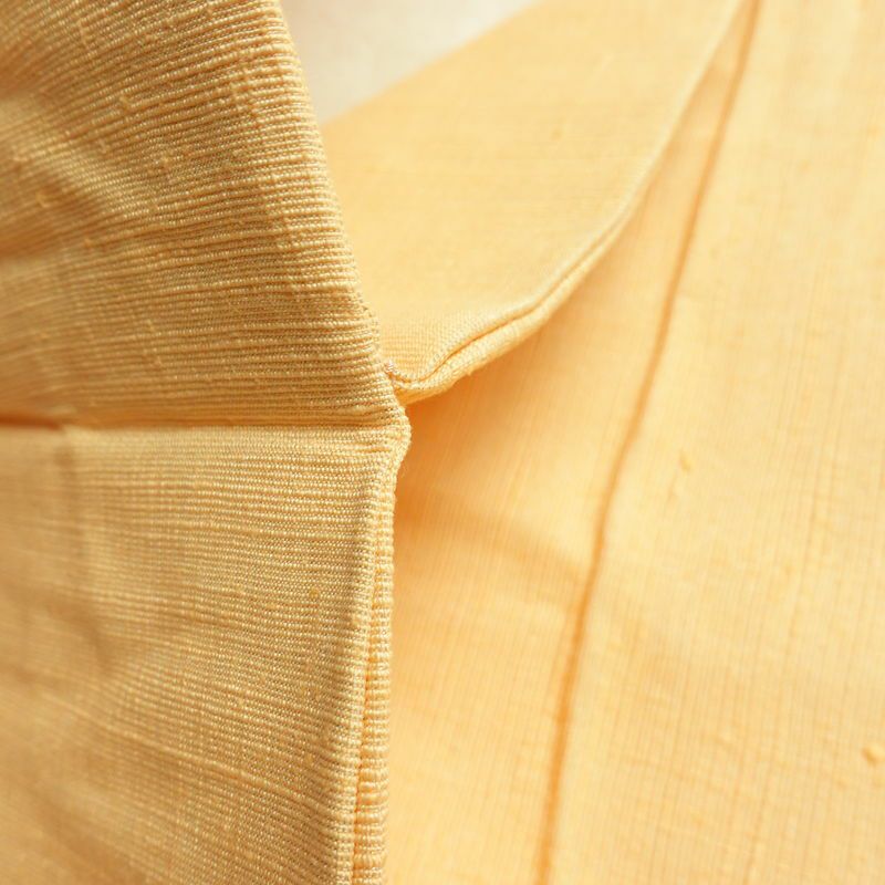 名古屋帯 太鼓柄 良品 しつけ糸付き 正絹 花柄 名古屋仕立て なごや帯 リサイクル帯 帯 金彩 モダン 橙_画像19