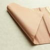 名古屋帯 太鼓柄 良品 正絹 幾何学柄・抽象柄 名古屋仕立て なごや帯 リサイクル帯 帯 ピンクベージュ ベージュ_画像9