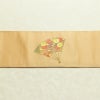 名古屋帯 太鼓柄 正絹 古典柄 名古屋仕立て シンプル 扇子 ベージュ_画像12