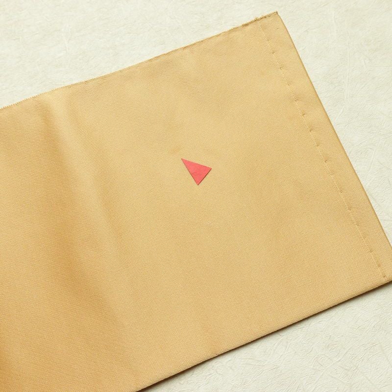 名古屋帯 太鼓柄 正絹 古典柄 名古屋仕立て シンプル 扇子 ベージュ_画像17