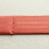 名古屋帯 全通柄 良品 夏用 正絹 縞柄・線柄 松葉仕立て なごや帯 リサイクル帯 ピンク 帯_画像14