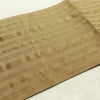 名古屋帯 全通柄 夏用 ポリエステル 縞柄・線柄 松葉仕立て なごや帯 リサイクル帯 帯 黄・黄土色_画像11