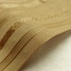 名古屋帯 全通柄 夏用 ポリエステル 縞柄・線柄 松葉仕立て なごや帯 リサイクル帯 帯 黄・黄土色_画像17