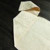 名古屋帯 全通柄 良品 正絹 幾何学柄・抽象柄 松葉仕立て なごや帯 リサイクル帯 帯 白_画像15
