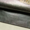 名古屋帯 青銅箔 太鼓柄 良品 正絹 人物・動物柄 名古屋仕立て なごや帯 リサイクル帯 帯 引箔 黒_画像9
