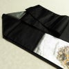 名古屋帯 青銅箔 太鼓柄 良品 正絹 人物・動物柄 名古屋仕立て なごや帯 リサイクル帯 帯 引箔 黒_画像21