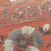 名古屋帯 全通柄 正絹 花柄 名古屋仕立て なごや帯 リサイクル帯 帯 モダン ピンク_画像7