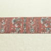 名古屋帯 全通柄 正絹 花柄 名古屋仕立て なごや帯 リサイクル帯 帯 モダン ピンク_画像15