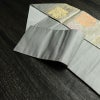 名古屋帯 六通柄 良品 正絹 古典柄 名古屋仕立て なごや帯 リサイクル帯 帯 グレー_画像22