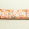 名古屋帯 六通柄 良品 正絹 花柄 松葉仕立て なごや帯 リサイクル帯 帯 橙_画像14