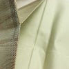 名古屋帯 六通柄 良品 正絹 幾何学柄・抽象柄 名古屋仕立て なごや帯 リサイクル帯 帯 箔 緑・うぐいす色_画像20