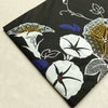 新品 浴衣 帯 2点セット 女性用 綿 平織 古典柄 浴衣 半幅帯 未使用品 朝顔 黒_画像10