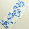 新品 浴衣 女性用 綿 平織 古典柄 花柄 あじさい ゆかた 未使用品 白 上品 シック モダン 紫陽花