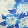新品 浴衣 女性用 綿 平織 古典柄 花柄 あじさい ゆかた 未使用品 白 上品 シック モダン 紫陽花