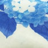 新品 浴衣 女性用 綿 平織 古典柄 花柄 あじさい ゆかた 未使用品 白 上品 シック モダン 紫陽花
