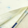新品 浴衣 女性用 綿 平織 古典柄 花柄 あじさい ゆかた 未使用品 白 上品 シック モダン 紫陽花