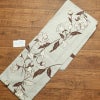 新品 浴衣 帯 2点セット 女性用 綿 平織 古典柄 浴衣 半幅帯 未使用品 未使用品 花柄 グレー
