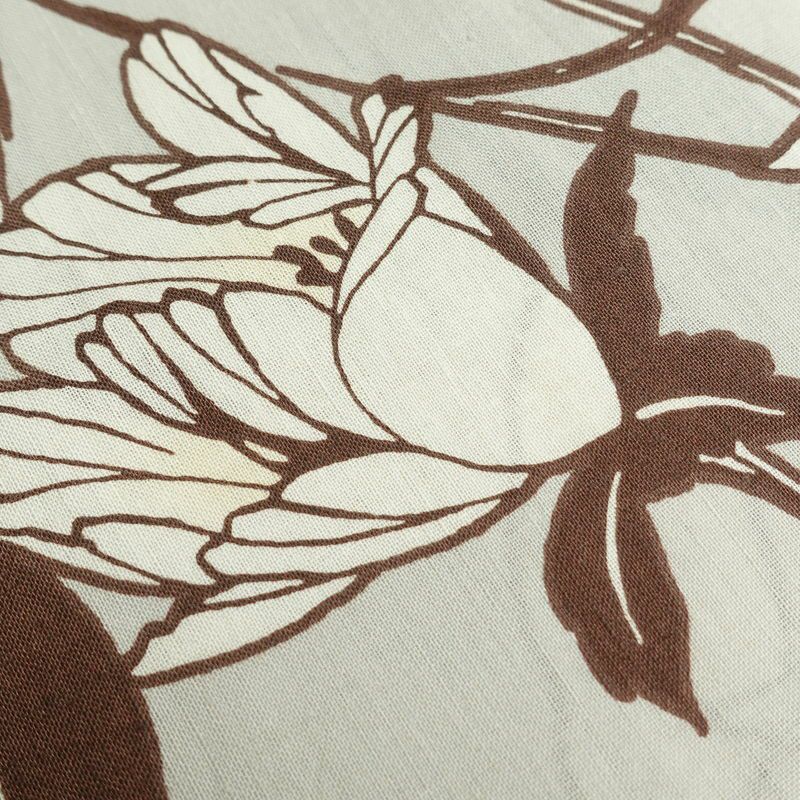 新品 浴衣 帯 2点セット 女性用 綿 平織 古典柄 浴衣 半幅帯 未使用品 未使用品 花柄 グレー