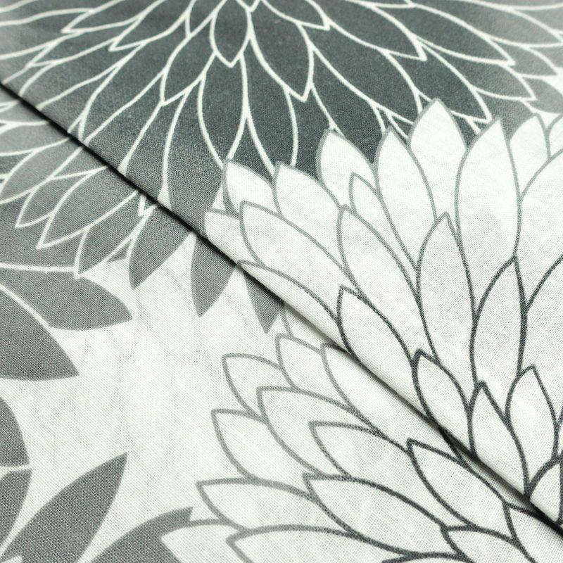 [訳あり]新品 浴衣 帯 2点セット 女性用 綿 平織 古典柄 浴衣 半幅帯 未使用品 菊 黒 生成り_画像12