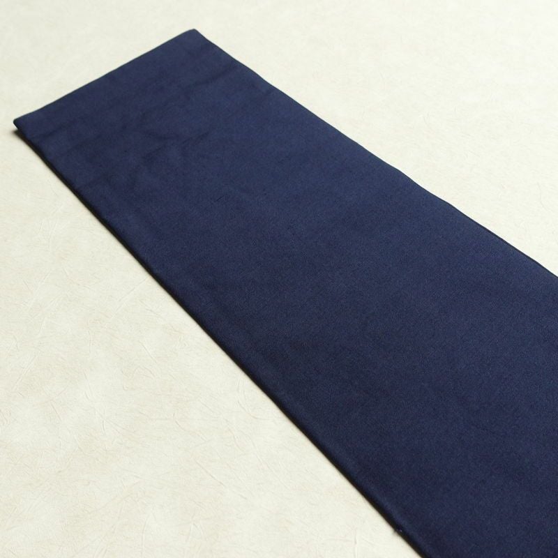 名古屋帯 六通柄 良品 正絹 亀甲柄 名古屋仕立て なごや帯 リサイクル帯 帯 青・紺_画像16