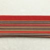 名古屋帯 全通柄 良品 正絹 縞柄・線柄 通し仕立て なごや帯 リサイクル帯 帯 カジュアル 赤・朱_画像15