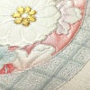 名古屋帯 太鼓柄 正絹 花柄 名古屋仕立て なごや帯 リサイクル帯 帯 箔 ピンク_画像5